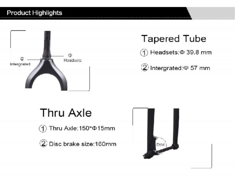 carbon fiber fat bicycle fork (7)